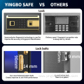 Yingbo luxury safes fingerprint lock household jewelry safe